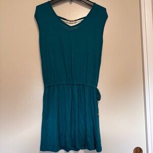 Teal Sleeveless Dress